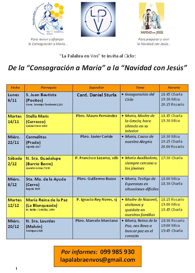 Ciclo palabra en vos