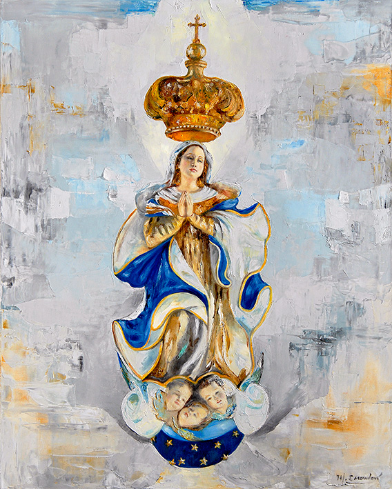 Virgen de los Treinta y Tres, por Martha Escondeur