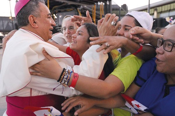 Mons. José Domingo Ulloa da gracias a Dios por cómo se desarrolló la JMJ. /FLICKR JMJ PANAMÁ 2019