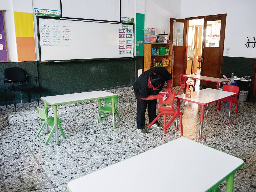 Las autoridades buscan transmitir que la escuela es un lugar seguro /F. GUTIÉRREZ