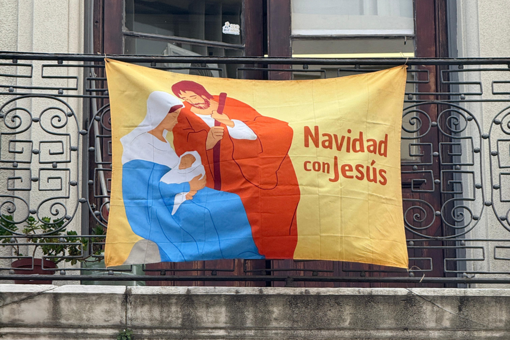 Balconera Navidad con Jesús
