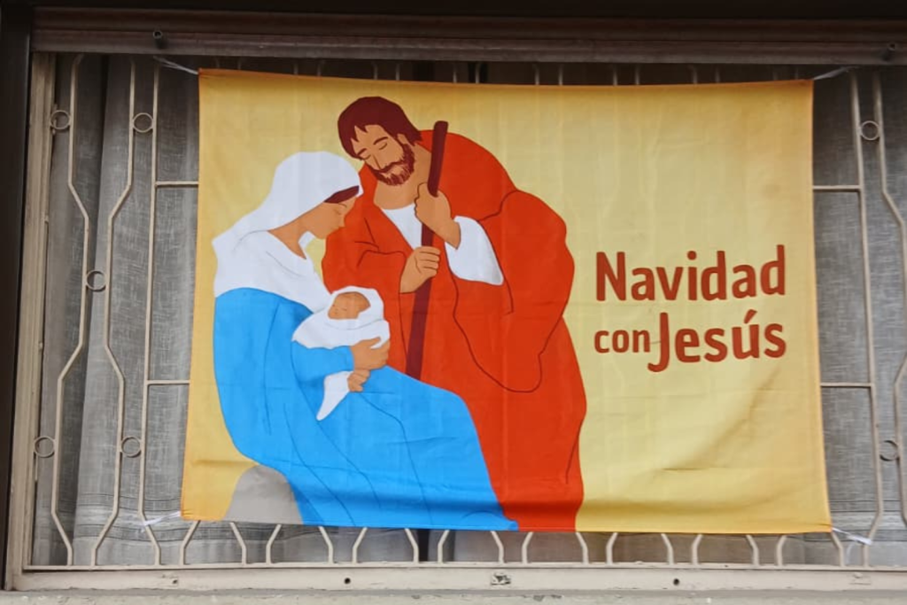 Balconera Navidad con Jesús
