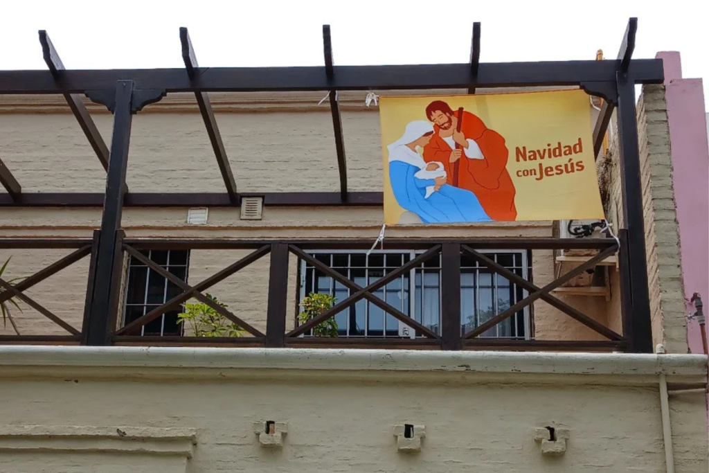 Balconera Navidad con Jesús