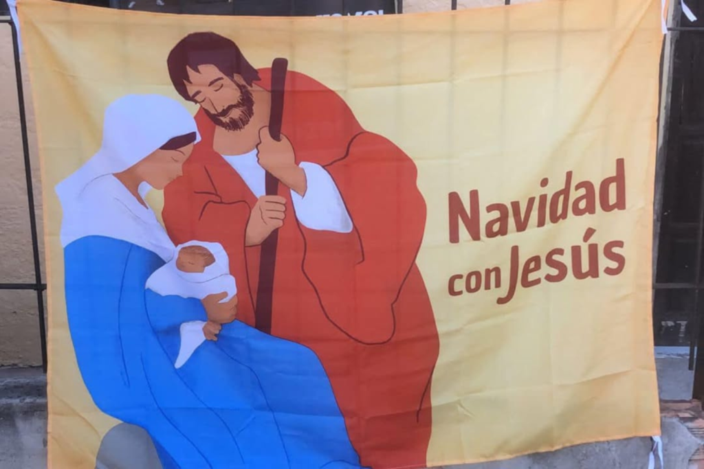 Balconera Navidad con Jesús