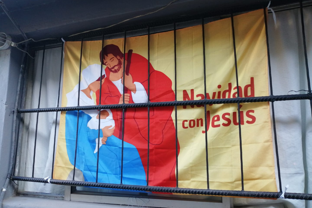 Balconera Navidad con Jesús