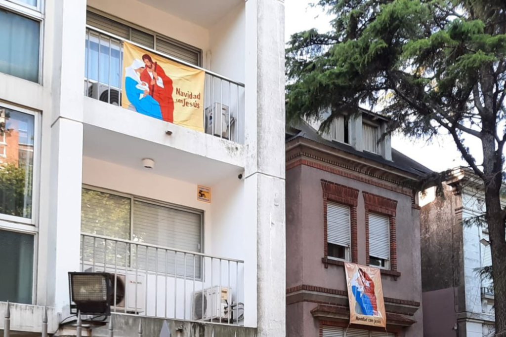Balconera Navidad con Jesús
